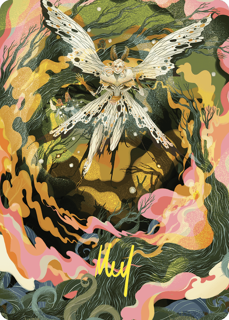 Greater Auramancy Art Card (Gold-Stamped Signature) [Wilds of Eldraine Art Series] | Dragon's Lair Comics and Fantasy Houston TX