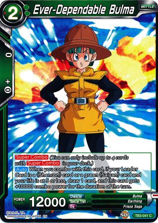 Ever-Dependable Bulma (TB3-041) [Clash of Fates] | Dragon's Lair Comics and Fantasy Houston TX