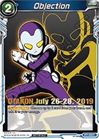 Objection (OTAKON 2019) (BT1-052_PR) [Promotion Cards] | Dragon's Lair Comics and Fantasy Houston TX
