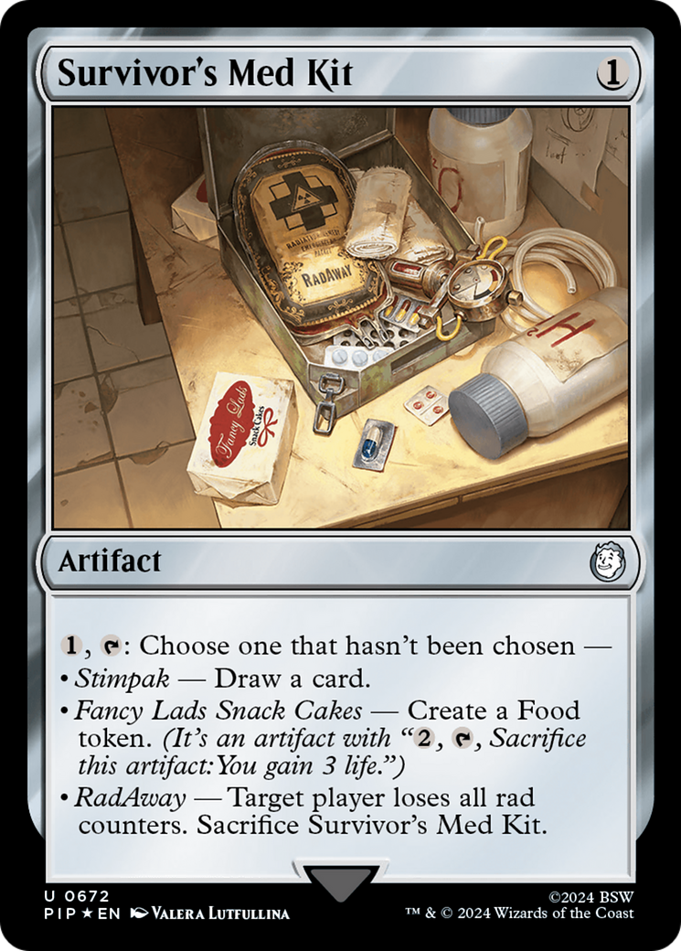 Survivor's Med Kit (Surge Foil) [Fallout] | Dragon's Lair Comics and Fantasy Houston TX
