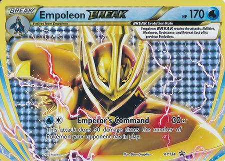 Empoleon BREAK (XY134) (Jumbo Card) [XY: Black Star Promos] | Dragon's Lair Comics and Fantasy Houston TX