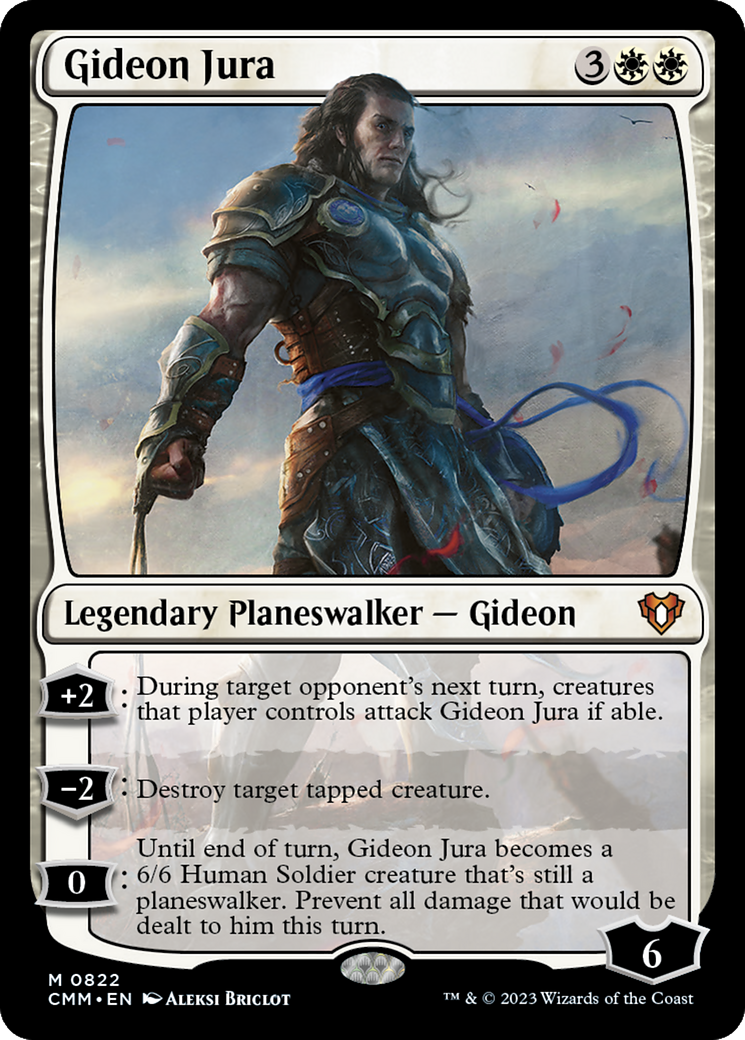 Gideon Jura [Commander Masters] | Dragon's Lair Comics and Fantasy Houston TX