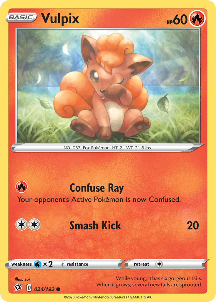Vulpix (024/192) [Sword & Shield: Rebel Clash] | Dragon's Lair Comics and Fantasy Houston TX