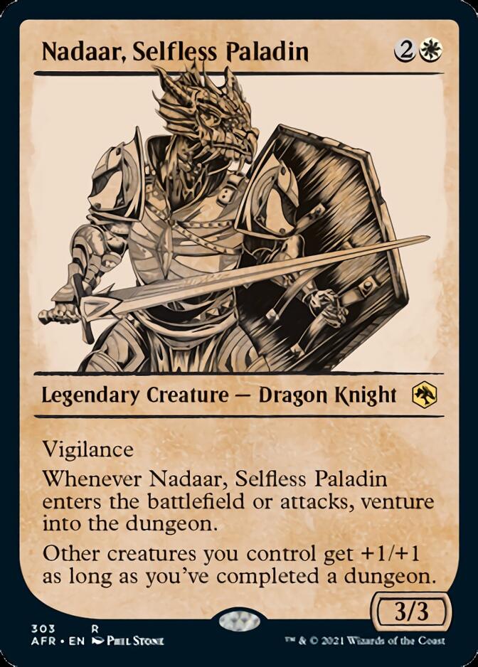 Nadaar, Selfless Paladin (Showcase) [Dungeons & Dragons: Adventures in the Forgotten Realms] | Dragon's Lair Comics and Fantasy Houston TX
