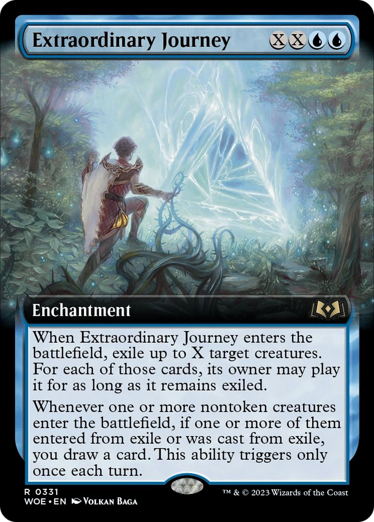 Extraordinary Journey (Extended Art) [Wilds of Eldraine] | Dragon's Lair Comics and Fantasy Houston TX