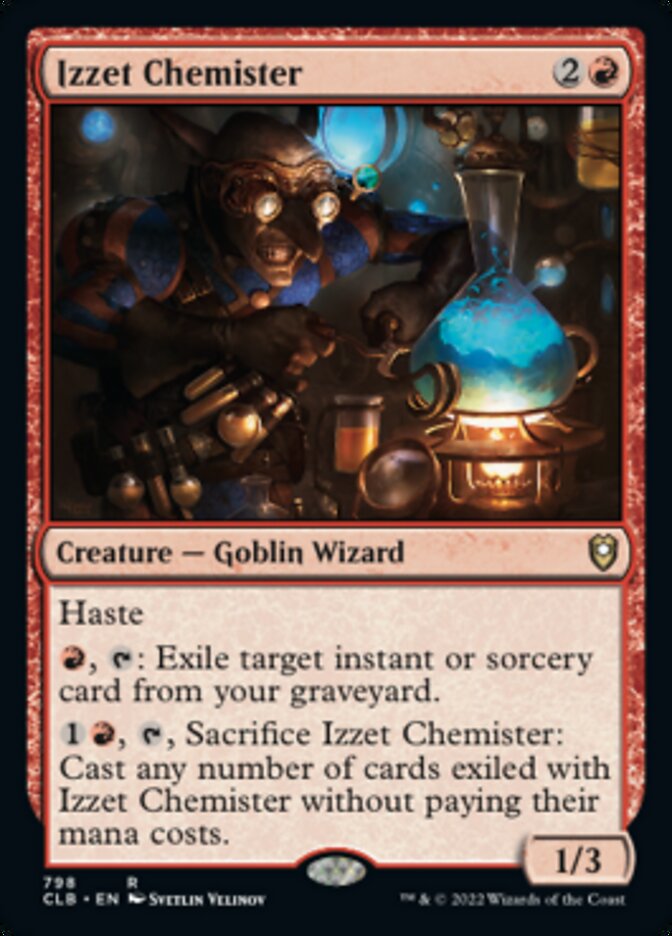 Izzet Chemister [Commander Legends: Battle for Baldur's Gate] | Dragon's Lair Comics and Fantasy Houston TX