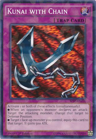Kunai with Chain [BP03-EN210] Shatterfoil Rare | Dragon's Lair Comics and Fantasy Houston TX