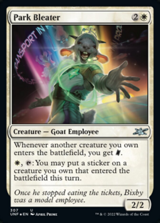 Park Bleater (Galaxy Foil) [Unfinity] | Dragon's Lair Comics and Fantasy Houston TX