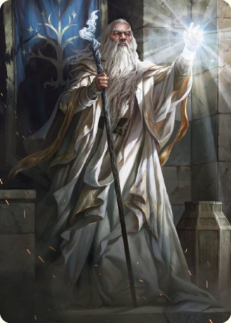 Gandalf the White Art Card [The Lord of the Rings: Tales of Middle-earth Art Series] | Dragon's Lair Comics and Fantasy Houston TX