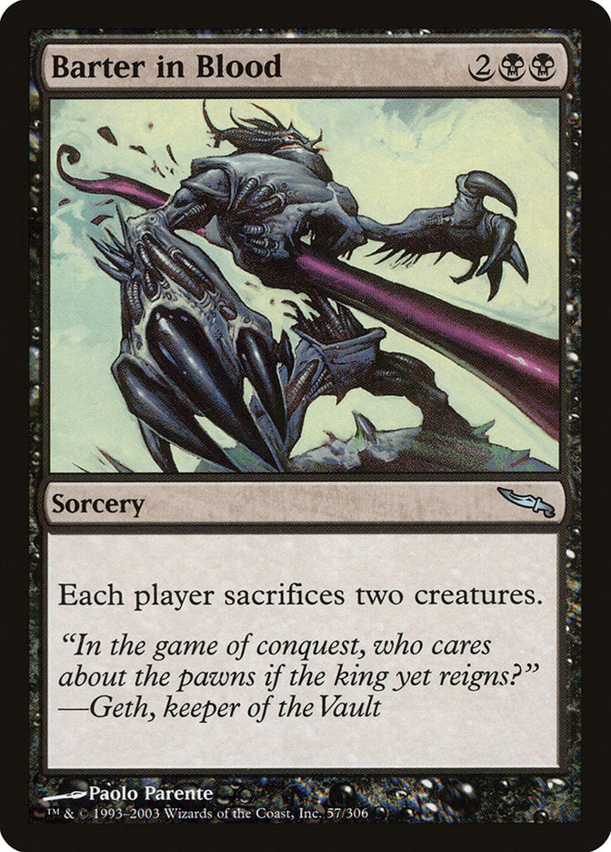 Barter in Blood [Mirrodin] | Dragon's Lair Comics and Fantasy Houston TX