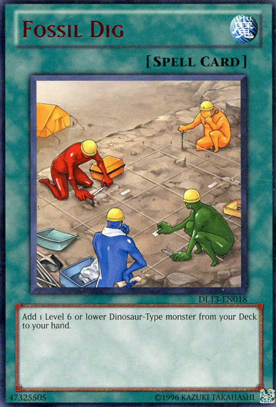Fossil Dig (Red) [DL13-EN018] Rare | Dragon's Lair Comics and Fantasy Houston TX