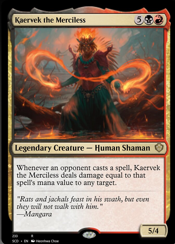 Kaervek the Merciless [Starter Commander Decks] | Dragon's Lair Comics and Fantasy Houston TX