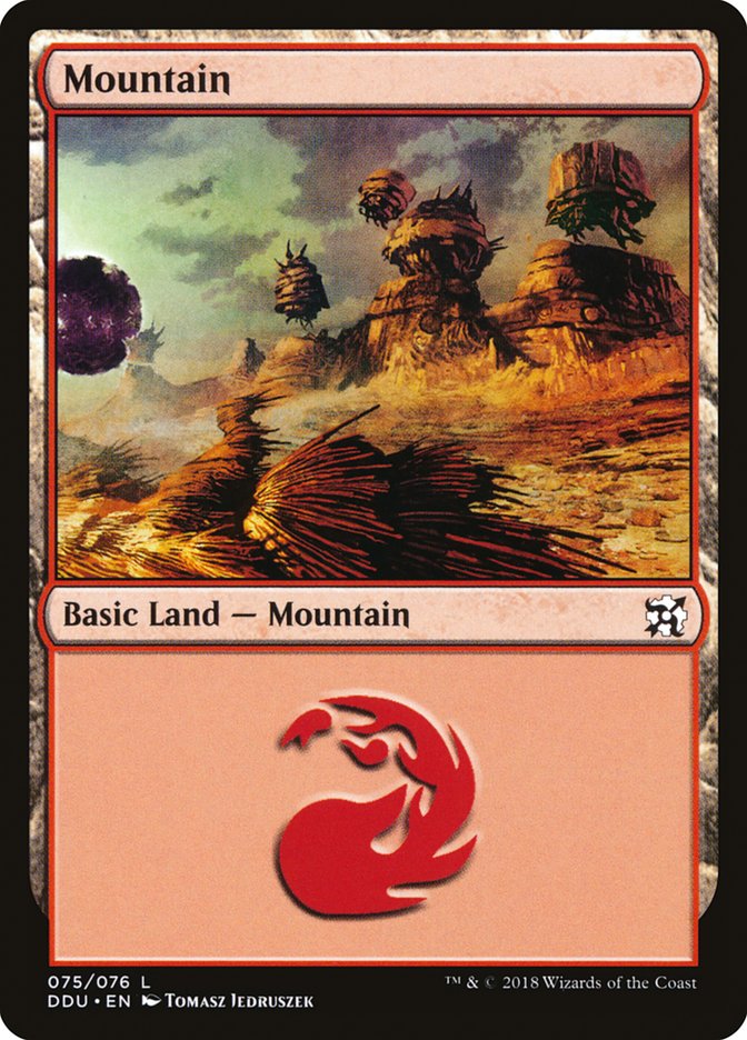 Mountain (75) [Duel Decks: Elves vs. Inventors] | Dragon's Lair Comics and Fantasy Houston TX