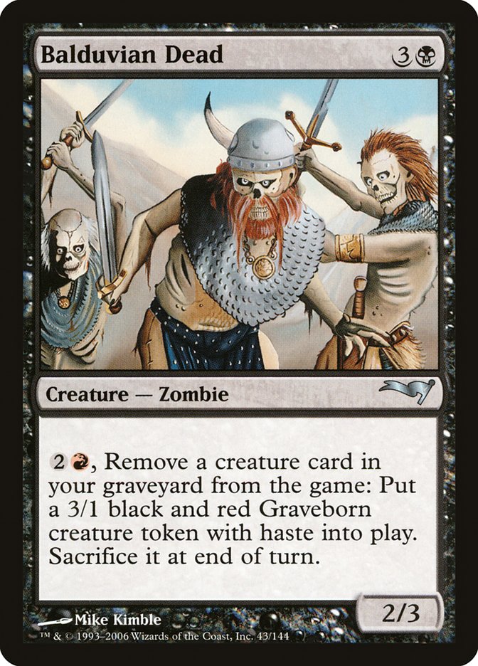 Balduvian Dead [Coldsnap Theme Decks] | Dragon's Lair Comics and Fantasy Houston TX