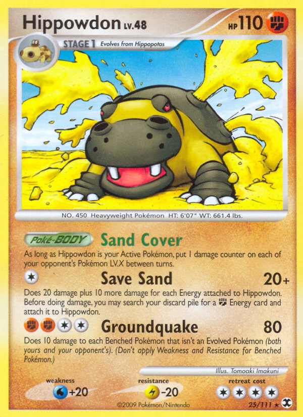 Hippowdon (25/111) [Platinum: Rising Rivals] | Dragon's Lair Comics and Fantasy Houston TX