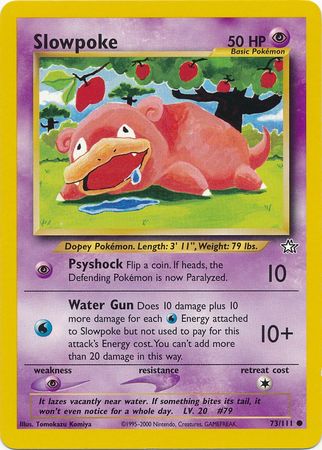 Slowpoke (73/111) [Neo Genesis Unlimited] | Dragon's Lair Comics and Fantasy Houston TX