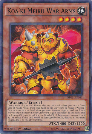 Koa'ki Meiru War Arms [BP03-EN061] Shatterfoil Rare | Dragon's Lair Comics and Fantasy Houston TX