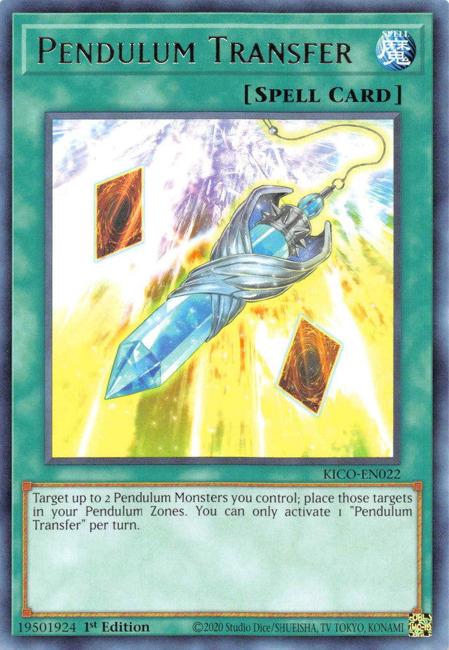 Pendulum Transfer (Rare) [KICO-EN022] Rare | Dragon's Lair Comics and Fantasy Houston TX