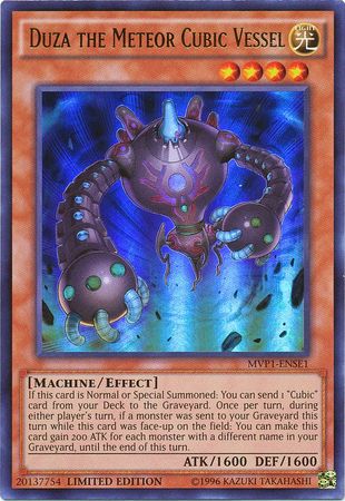 Duza the Meteor Cubic Vessel [MVP1-ENSE1] Ultra Rare | Dragon's Lair Comics and Fantasy Houston TX
