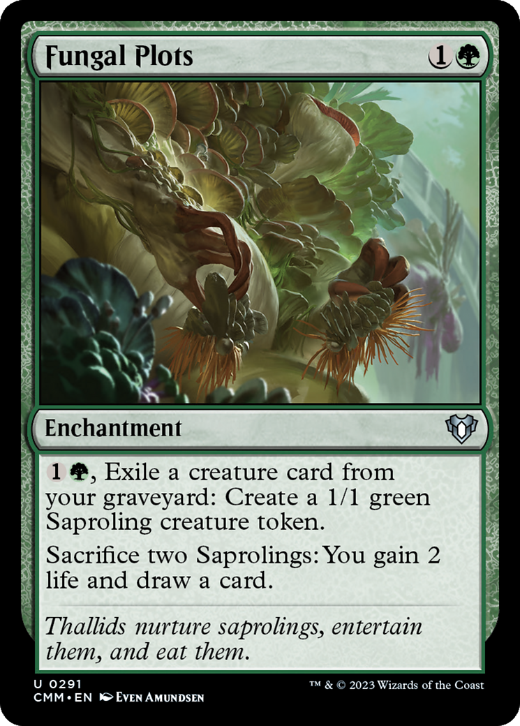 Fungal Plots [Commander Masters] | Dragon's Lair Comics and Fantasy Houston TX