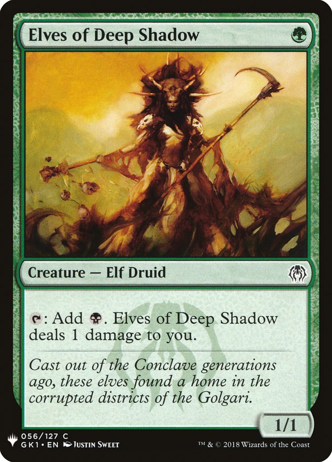 Elves of Deep Shadow [Mystery Booster] | Dragon's Lair Comics and Fantasy Houston TX