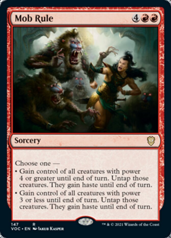 Mob Rule [Innistrad: Crimson Vow Commander] | Dragon's Lair Comics and Fantasy Houston TX