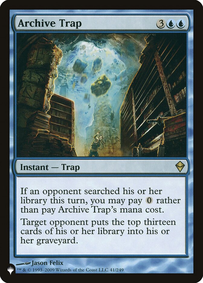 Archive Trap [The List] | Dragon's Lair Comics and Fantasy Houston TX