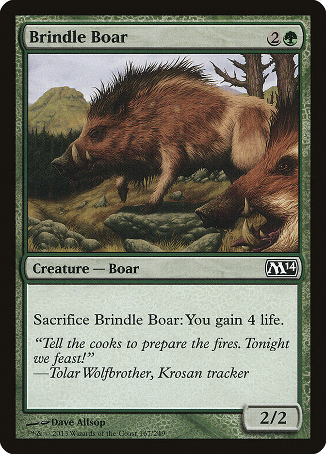 Brindle Boar [Magic 2014] | Dragon's Lair Comics and Fantasy Houston TX