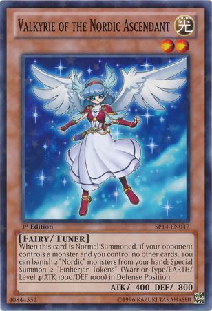 Valkyrie of the Nordic Ascendant [SP14-EN047] Starfoil Rare | Dragon's Lair Comics and Fantasy Houston TX