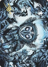 Vega, the Watcher Art Card (Gold-Stamped Signature) [Kaldheim Art Series] | Dragon's Lair Comics and Fantasy Houston TX