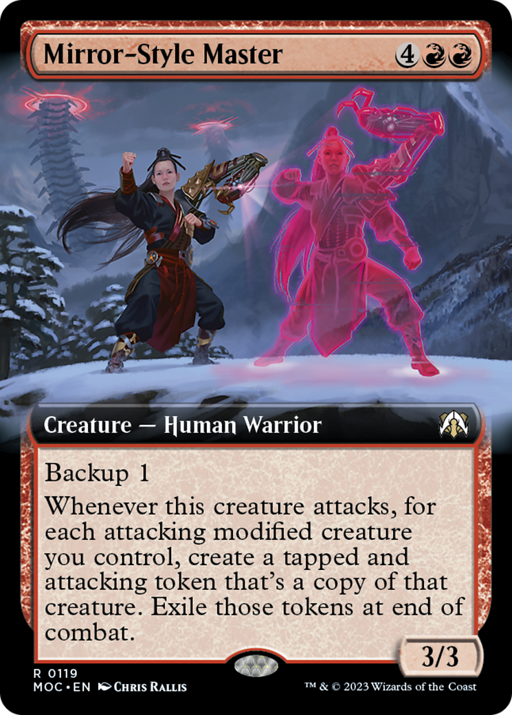 Mirror-Style Master (Extended Art) [March of the Machine Commander] | Dragon's Lair Comics and Fantasy Houston TX