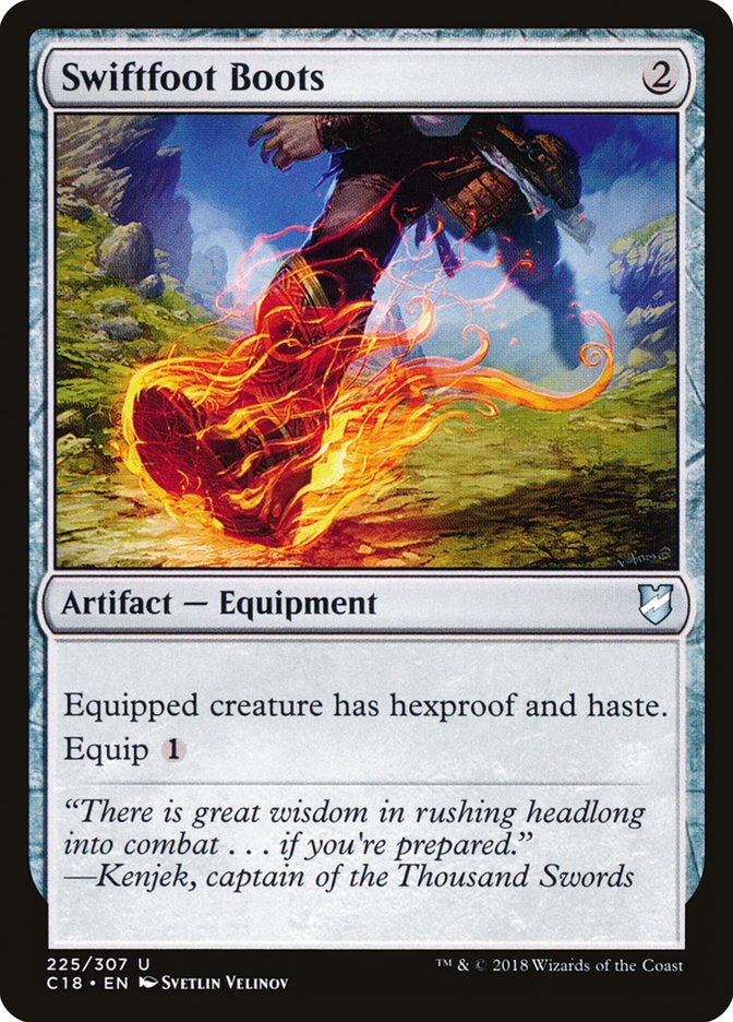 Swiftfoot Boots [Commander 2018] | Dragon's Lair Comics and Fantasy Houston TX