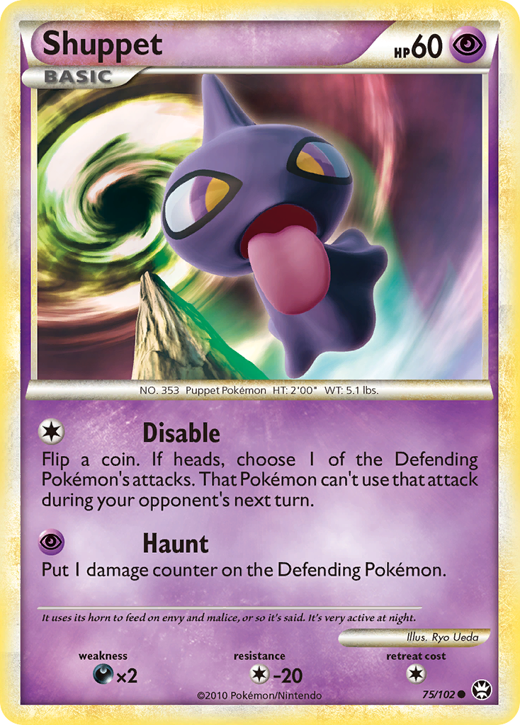 Shuppet (75/102) [HeartGold & SoulSilver: Triumphant] | Dragon's Lair Comics and Fantasy Houston TX