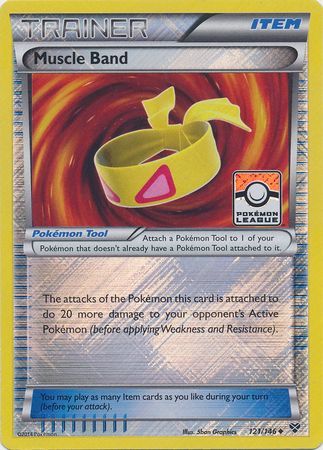 Muscle Band (121/146) (League Promo) [XY: Base Set] | Dragon's Lair Comics and Fantasy Houston TX