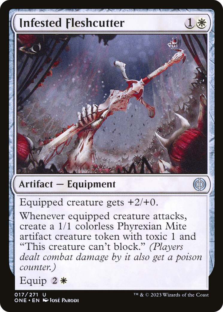 Infested Fleshcutter [Phyrexia: All Will Be One] | Dragon's Lair Comics and Fantasy Houston TX