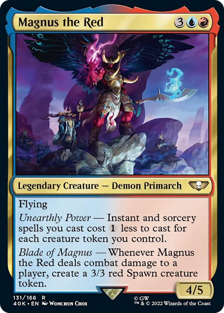 Magnus the Red (Surge Foil) [Warhammer 40,000] | Dragon's Lair Comics and Fantasy Houston TX