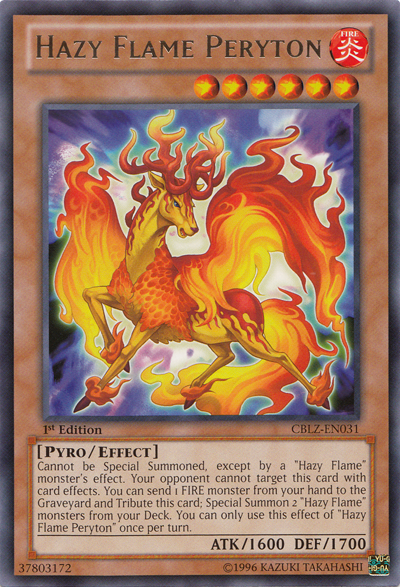 Hazy Flame Peryton [CBLZ-EN031] Rare | Dragon's Lair Comics and Fantasy Houston TX