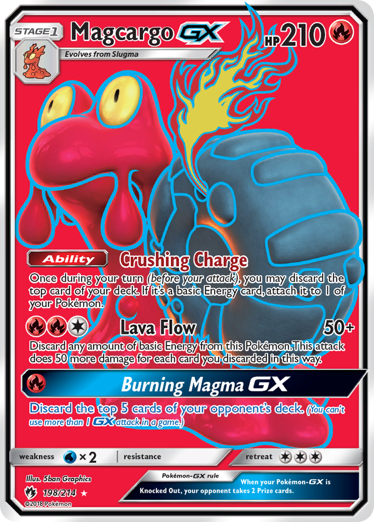 Magcargo GX (198/214) [Sun & Moon: Lost Thunder] | Dragon's Lair Comics and Fantasy Houston TX