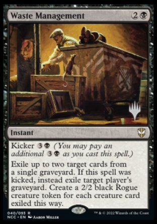 Waste Management (Promo Pack) [Streets of New Capenna Commander Promos] | Dragon's Lair Comics and Fantasy Houston TX
