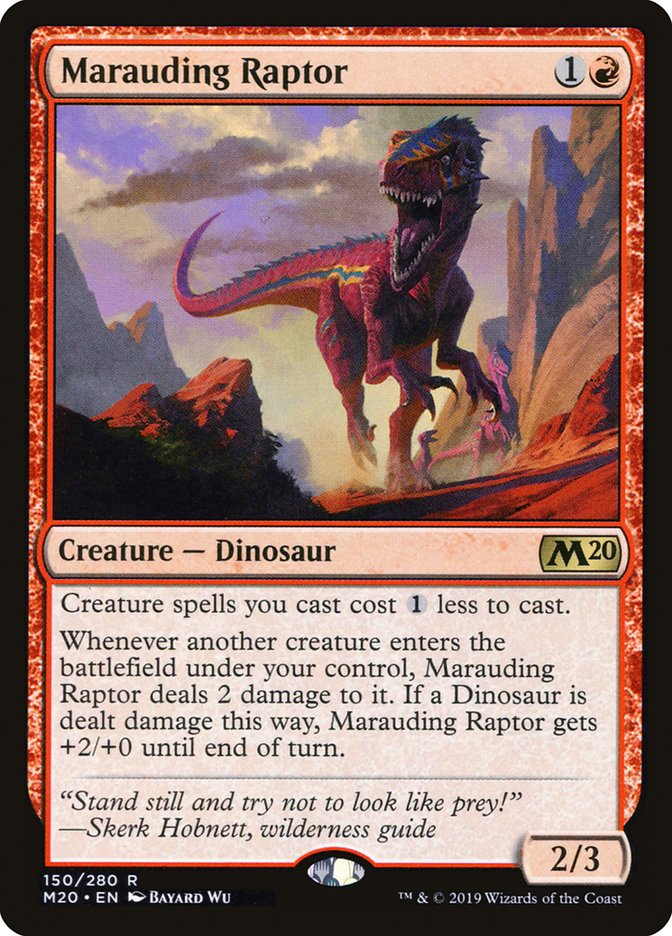 Marauding Raptor [Core Set 2020] | Dragon's Lair Comics and Fantasy Houston TX