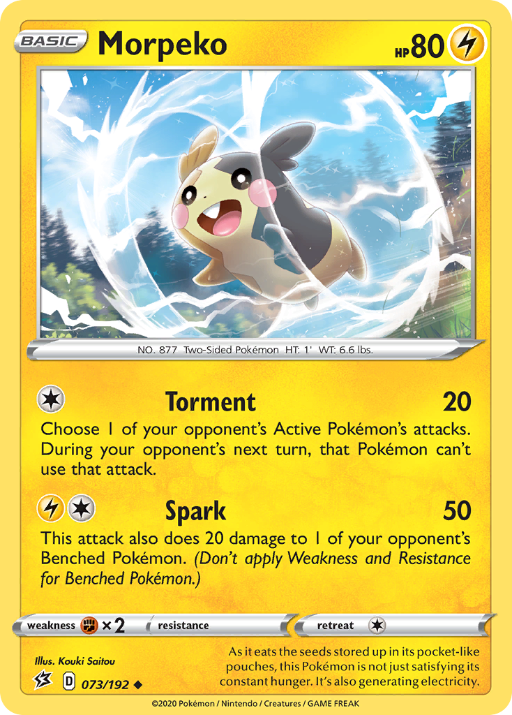 Morpeko (073/192) [Sword & Shield: Rebel Clash] | Dragon's Lair Comics and Fantasy Houston TX