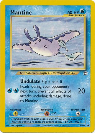 Mantine (64/111) [Neo Genesis Unlimited] | Dragon's Lair Comics and Fantasy Houston TX
