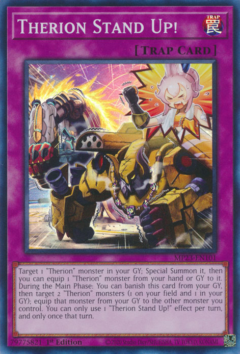 Therion Stand Up! [MP23-EN101] Super Rare | Dragon's Lair Comics and Fantasy Houston TX