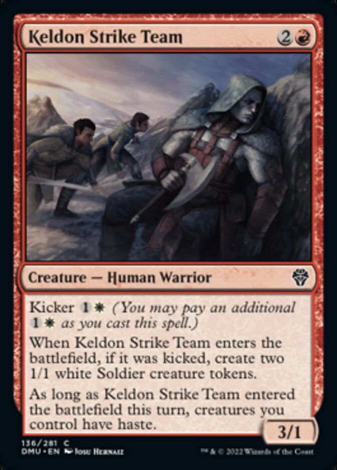 Keldon Strike Team [Dominaria United] | Dragon's Lair Comics and Fantasy Houston TX