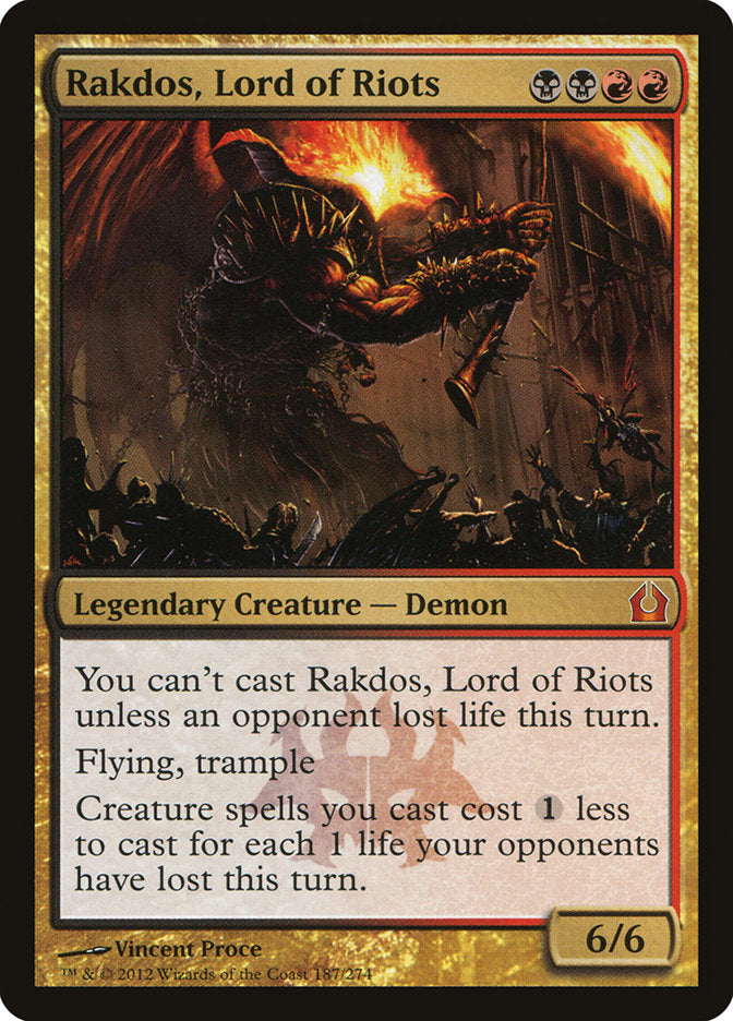 Rakdos, Lord of Riots [Return to Ravnica] | Dragon's Lair Comics and Fantasy Houston TX