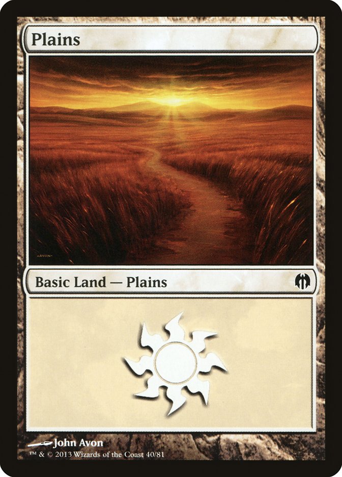 Plains (40) [Duel Decks: Heroes vs. Monsters] | Dragon's Lair Comics and Fantasy Houston TX