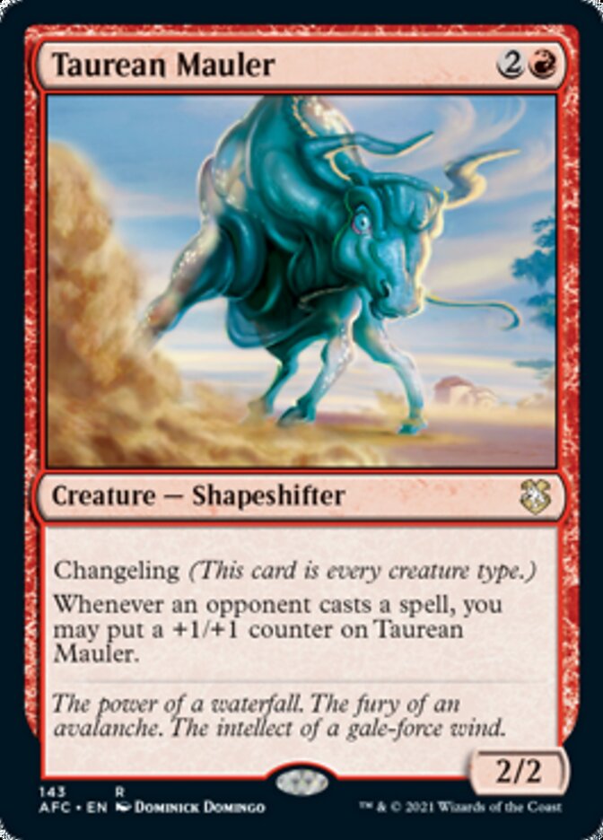 Taurean Mauler [Dungeons & Dragons: Adventures in the Forgotten Realms Commander] | Dragon's Lair Comics and Fantasy Houston TX