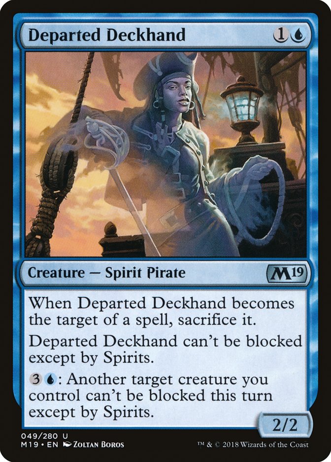 Departed Deckhand [Core Set 2019] | Dragon's Lair Comics and Fantasy Houston TX