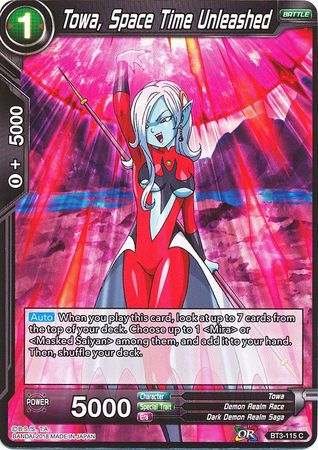 Towa, Space Time Unleashed (BT3-115) [Cross Worlds] | Dragon's Lair Comics and Fantasy Houston TX
