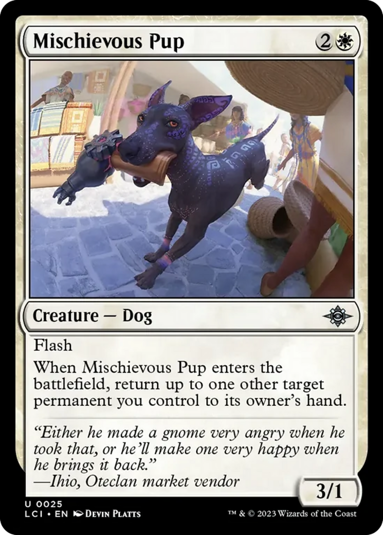 Mischievous Pup [The Lost Caverns of Ixalan] | Dragon's Lair Comics and Fantasy Houston TX